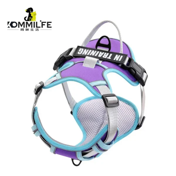 Nylon Adjustable Personalized Dog Harness Vest Reflective